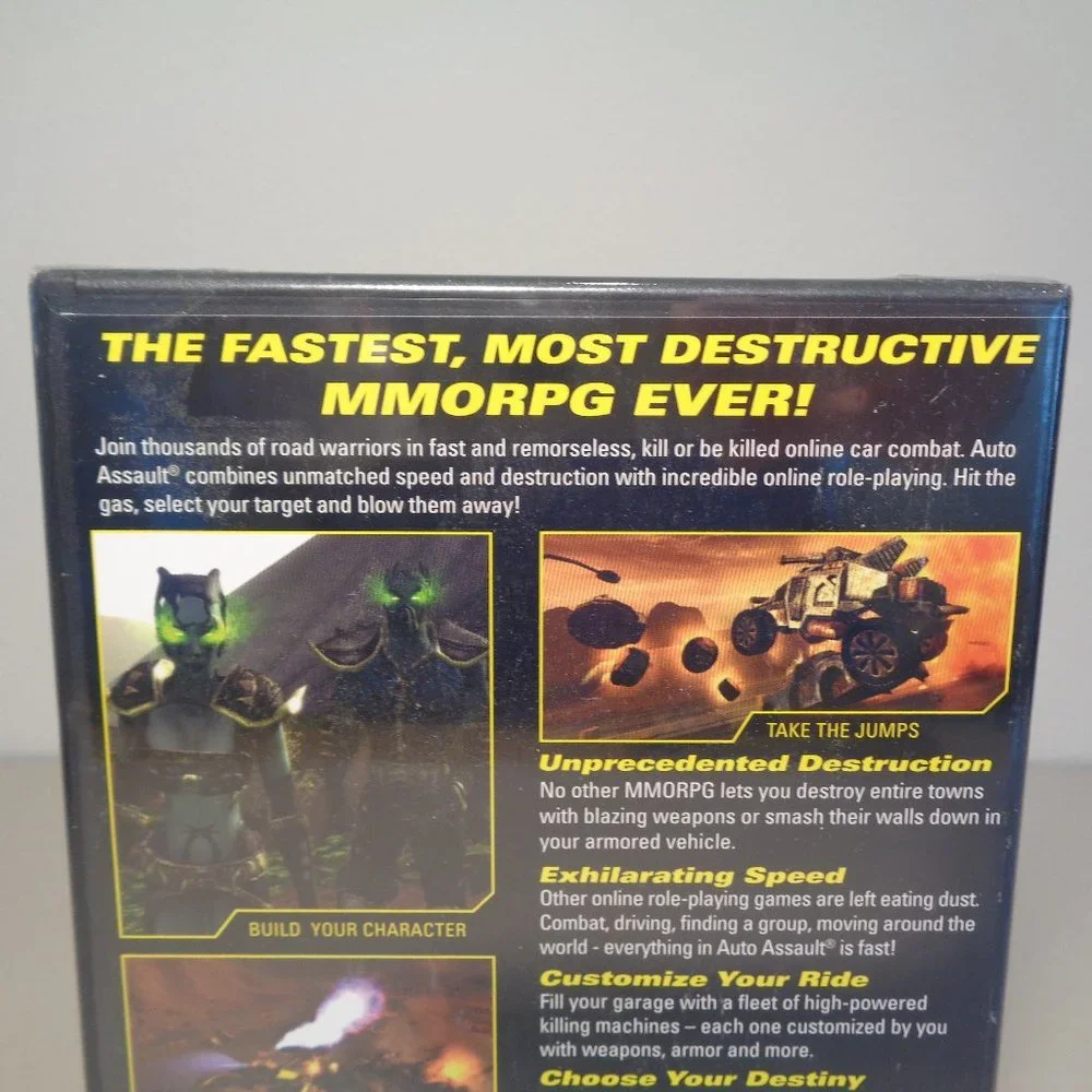 AUTO ASSAULT New PC DVD-ROM Software Video Game